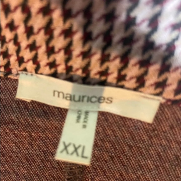 Maurices Houndstooth Blazer – Classic  lavender Check Jacket, Oversized Fit, XXL - Picture 5 of 7